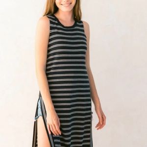 MER-SEA Anywear Open stripped Tunic